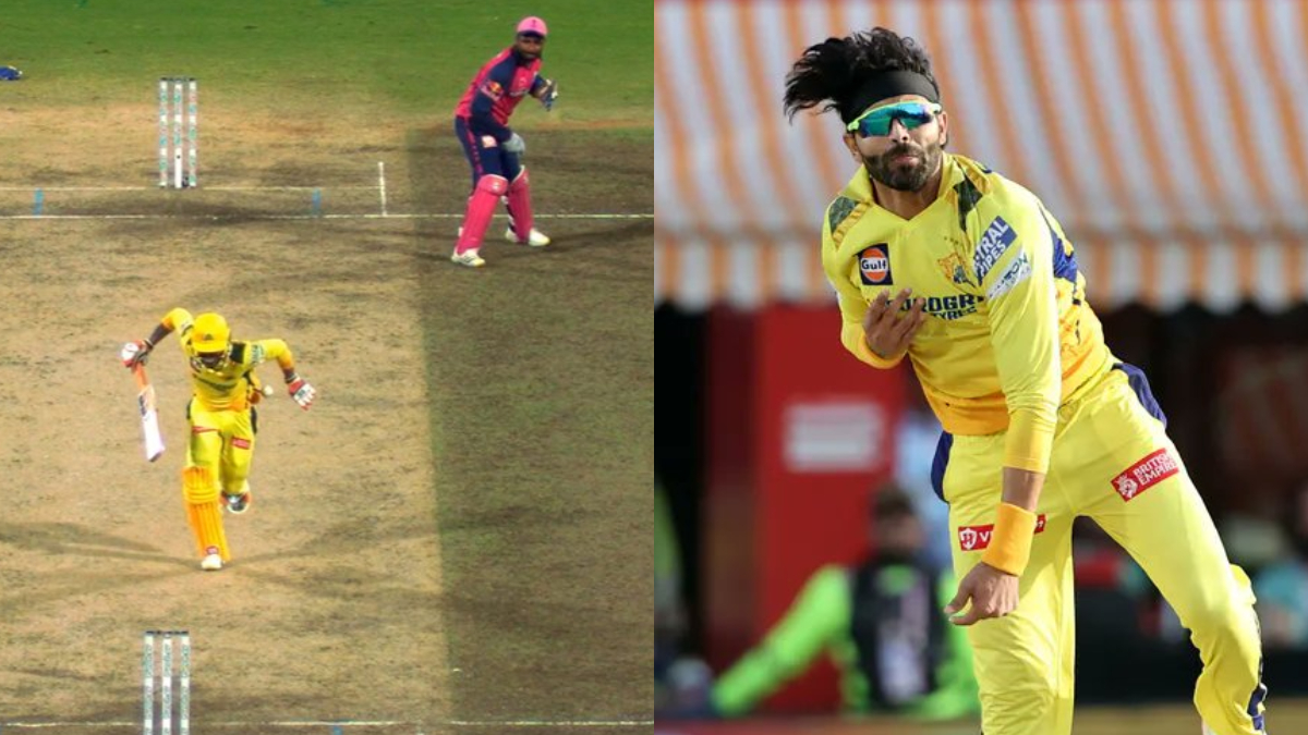 ipl-2024-ravindra-jadeja-obstructs-field-during-csk-vs-rr-match-given-out-by-umpire-post-sanju-samsons-appeal